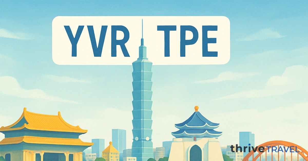 Vancouver to Taipei