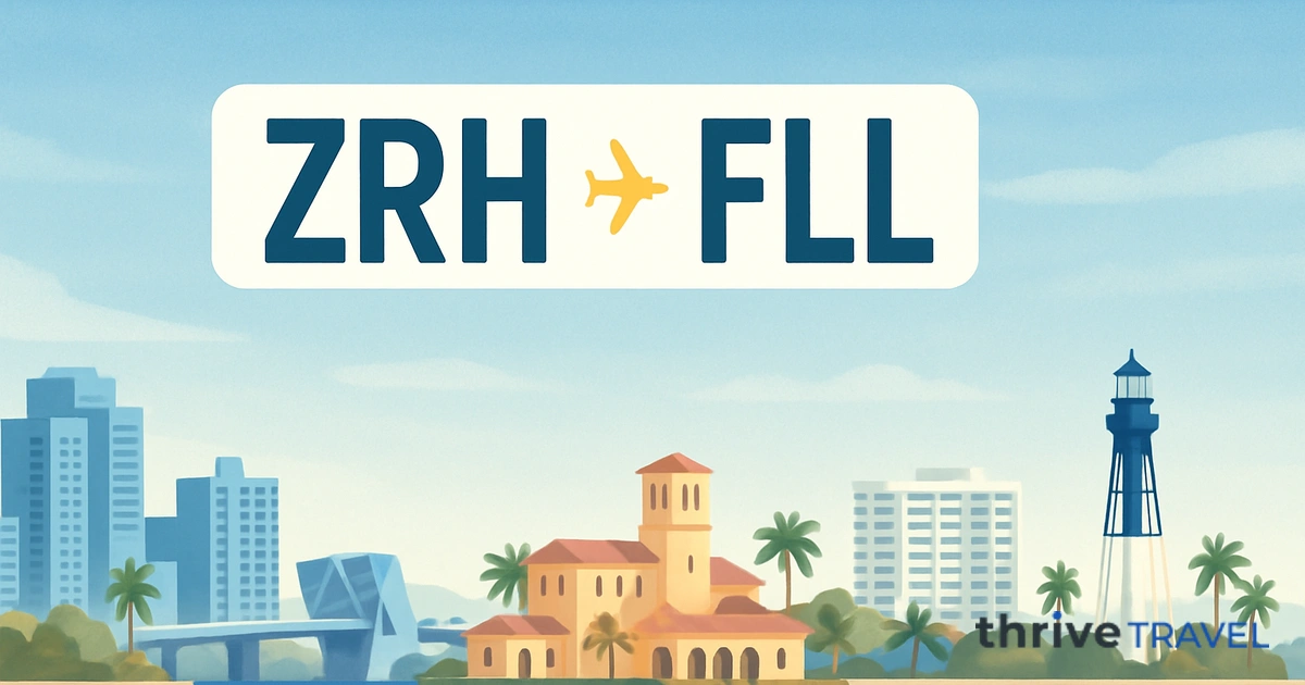Zurich to Fort Lauderdale