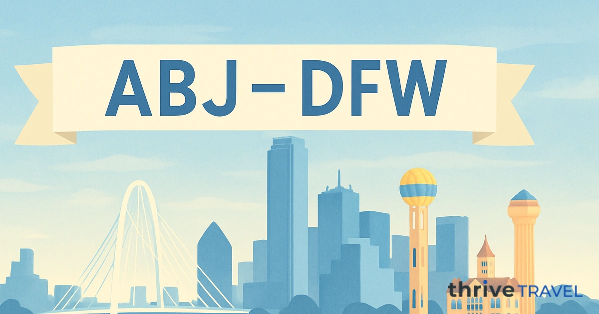 Abidjan to Dallas