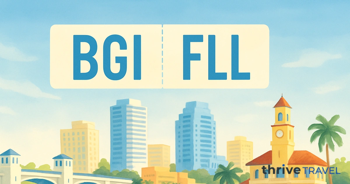 Bridgetown to Fort Lauderdale