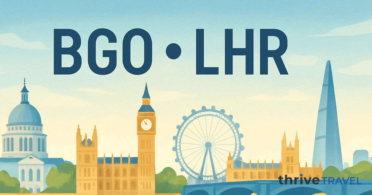 Bergen to London
