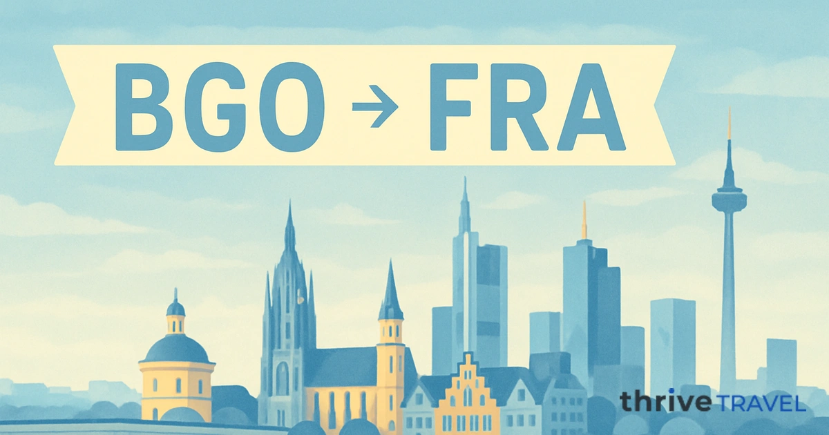 Bergen to Frankfurt