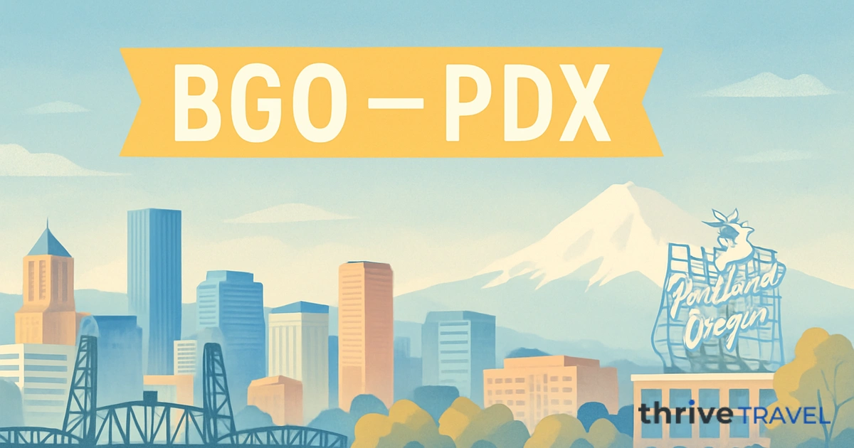 Bergen to Portland