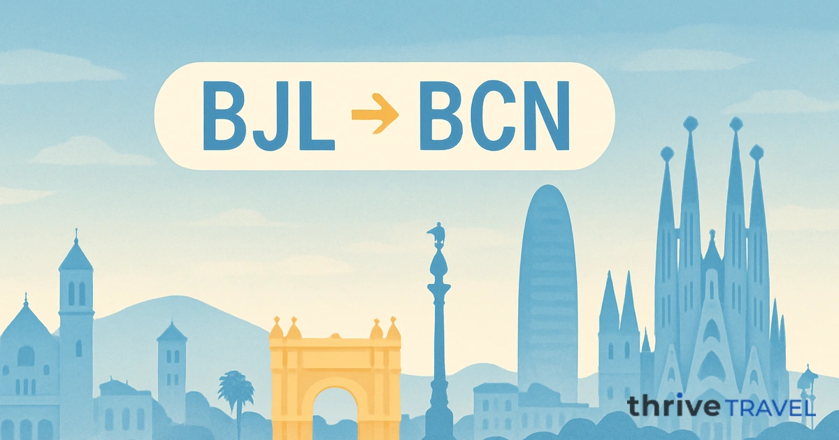 Banjul to Barcelona