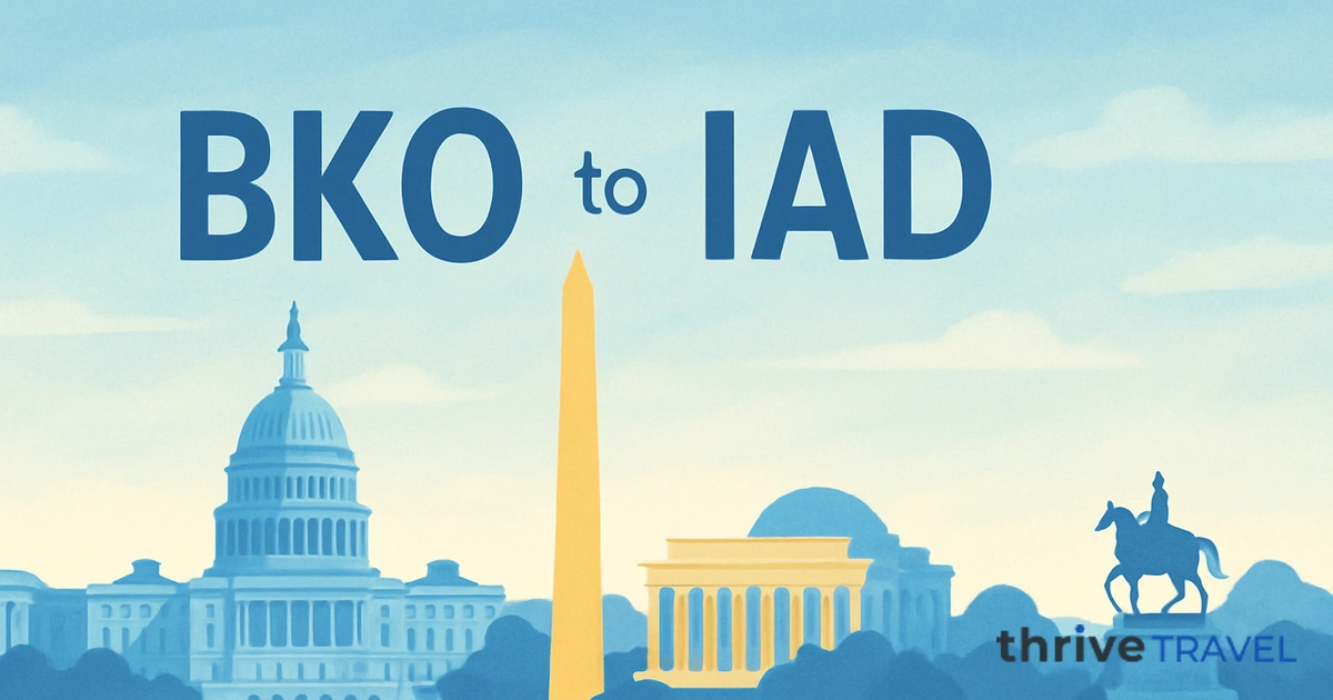 Bamako to Washington