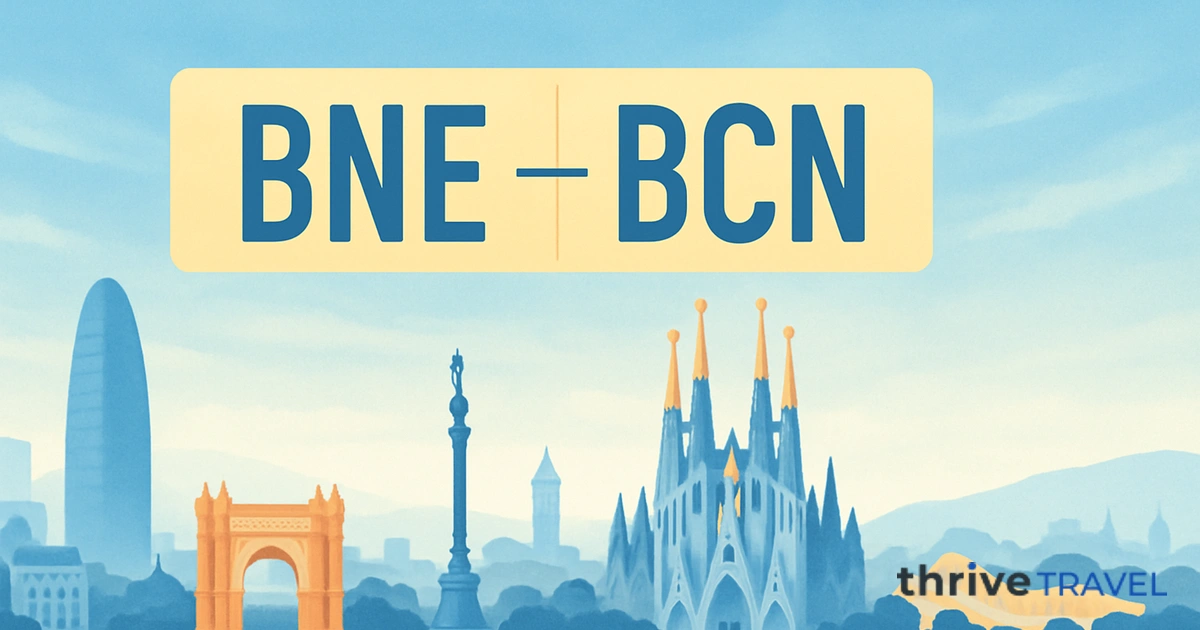 Brisbane to Barcelona