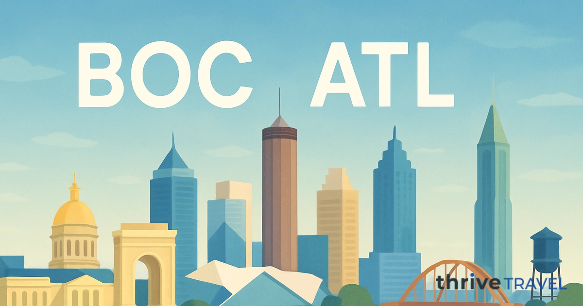 Boca Raton to Atlanta