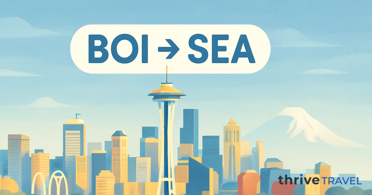 Boise to Seattle