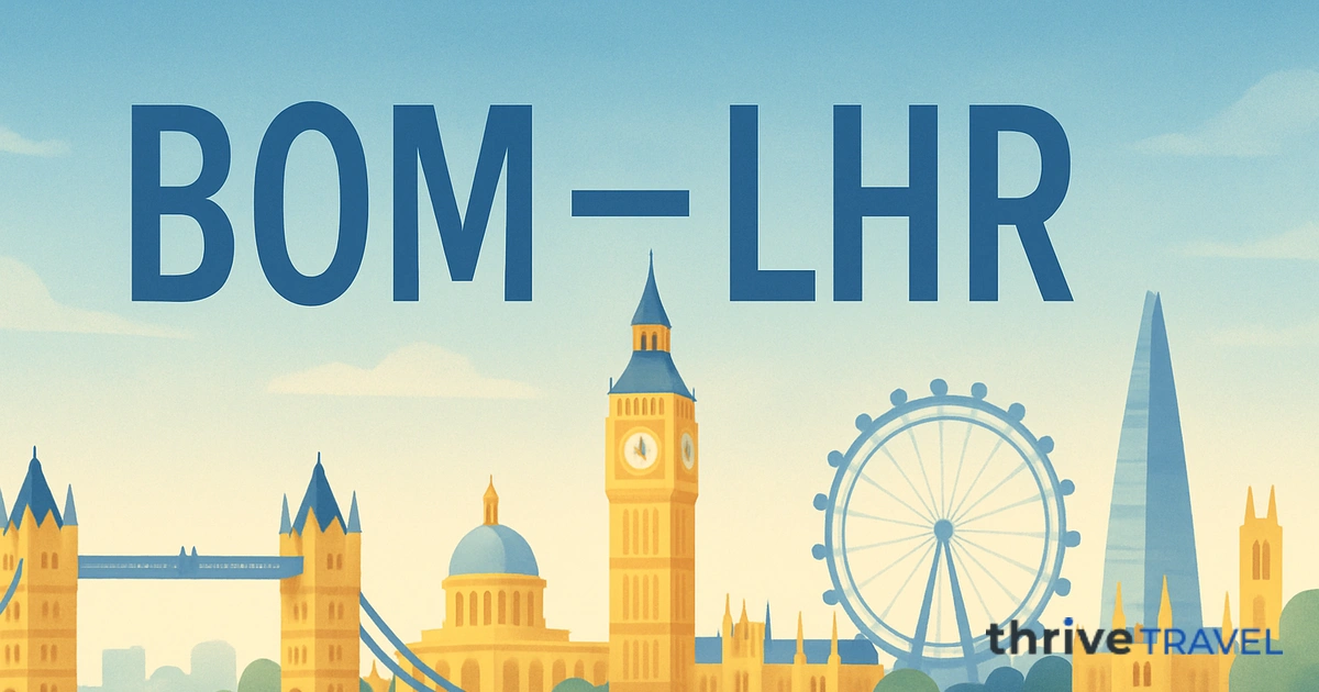 Mumbai to London