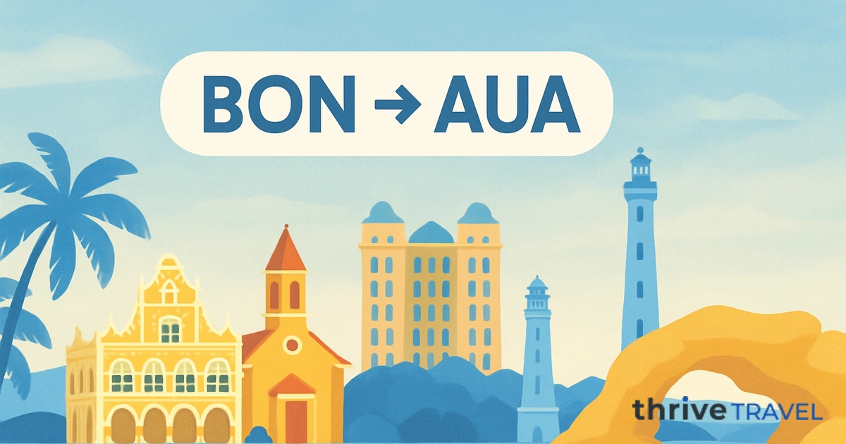 Bonaire to Aruba