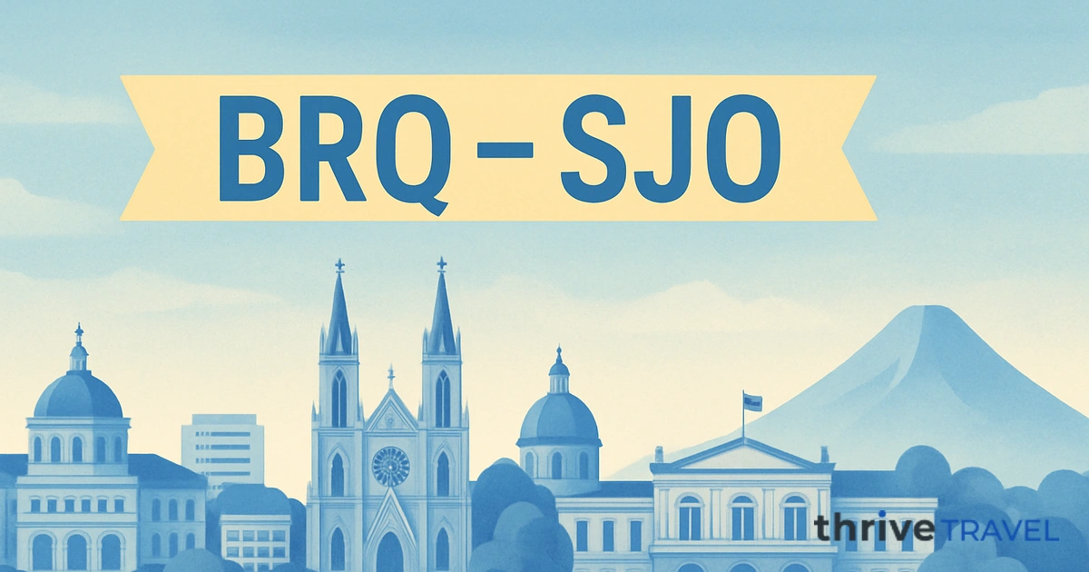 Brno to San José