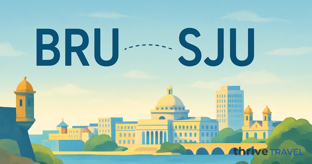 Brussels to San Juan