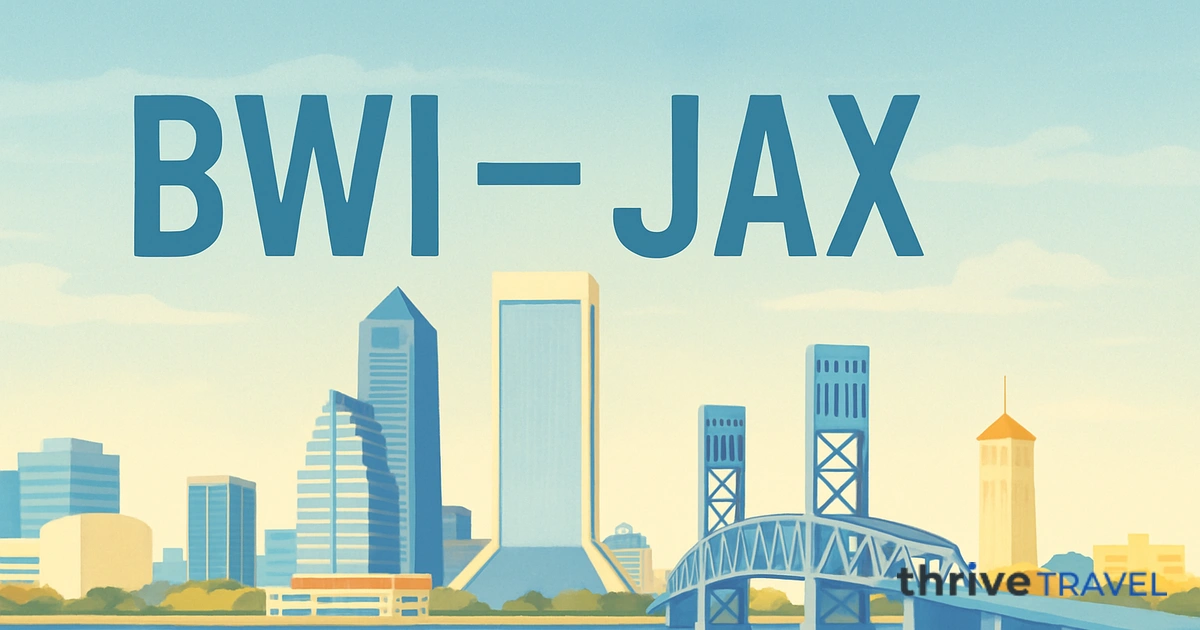 Baltimore to Jacksonville
