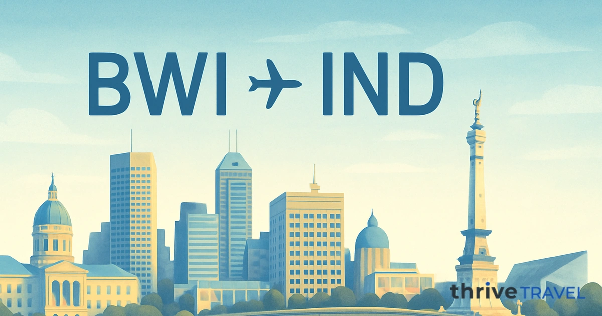 Baltimore to Indianapolis