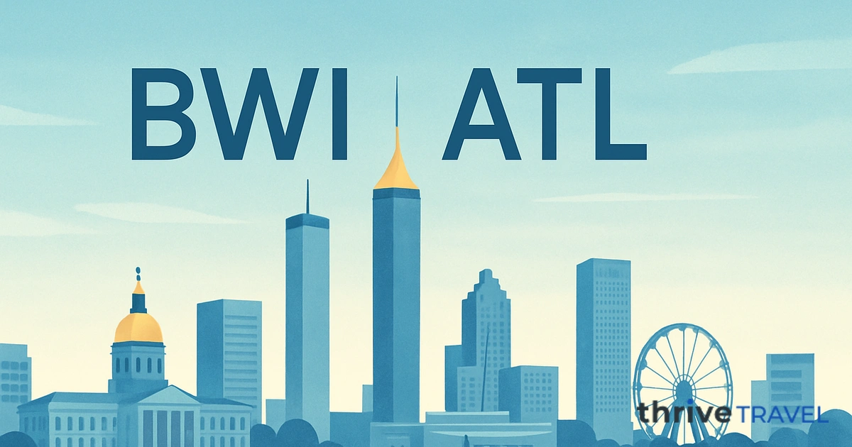 Baltimore to Atlanta