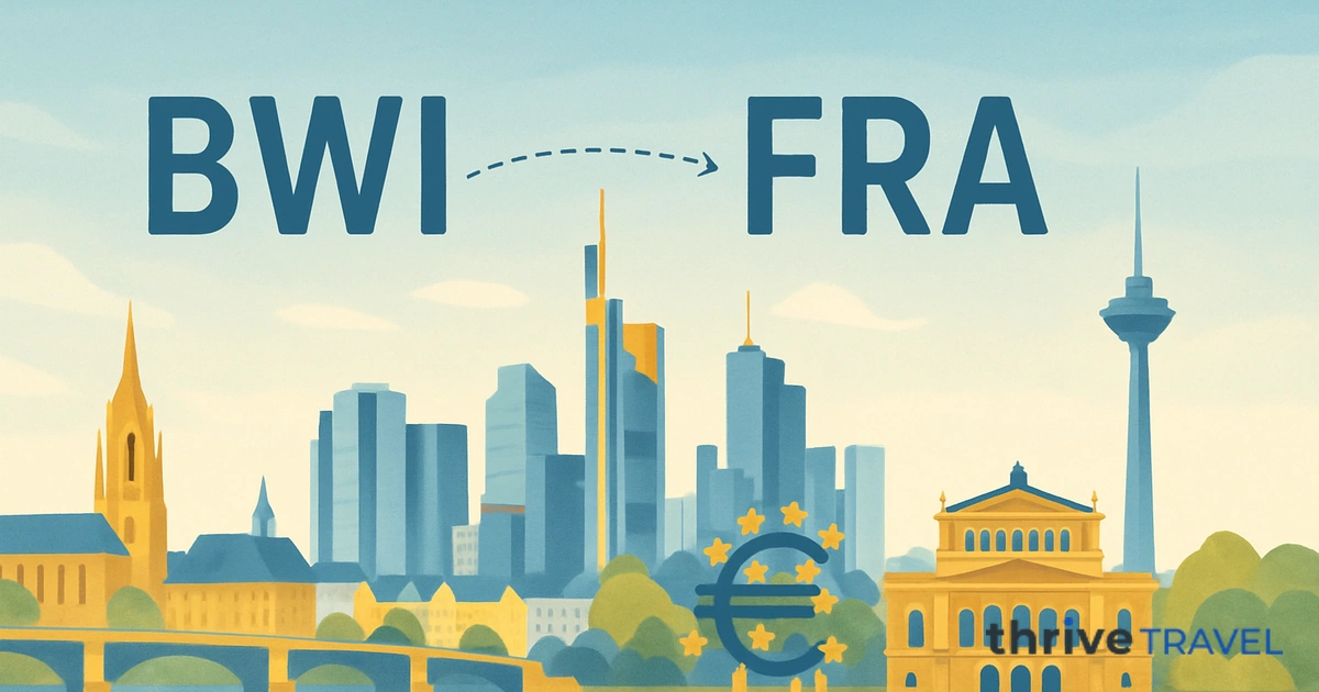 Baltimore to Frankfurt