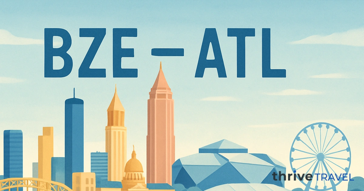 Belize City to Atlanta