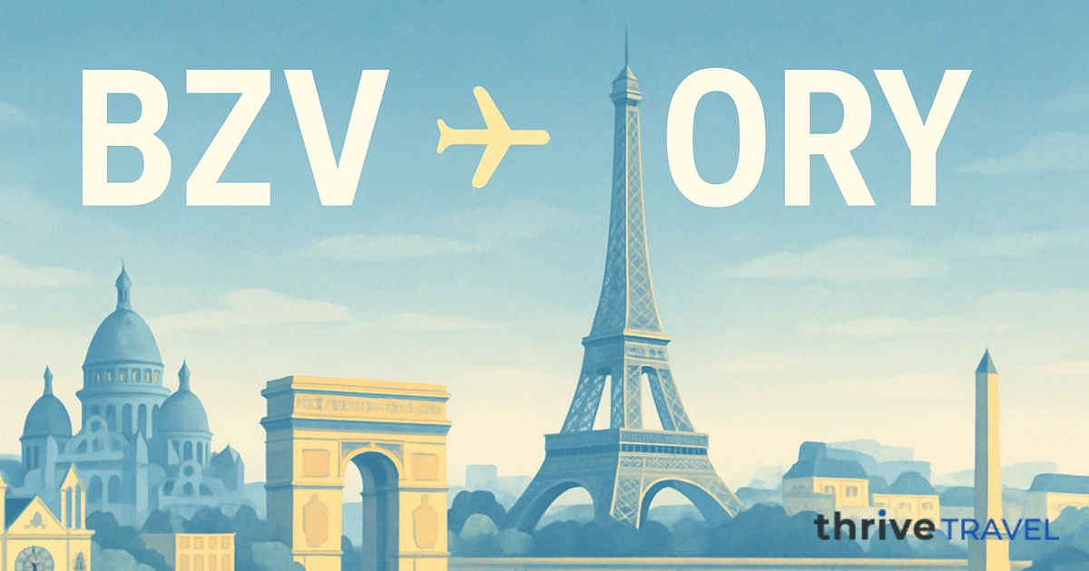 Brazzaville to Paris