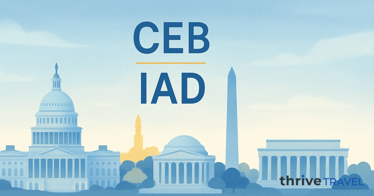 Cebu to Washington