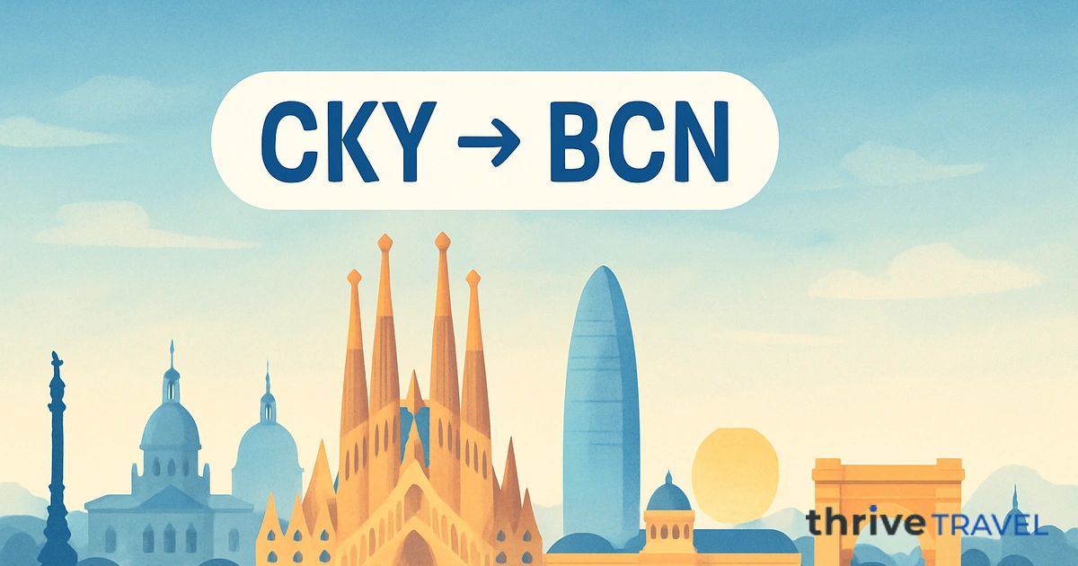 Conakry to Barcelona
