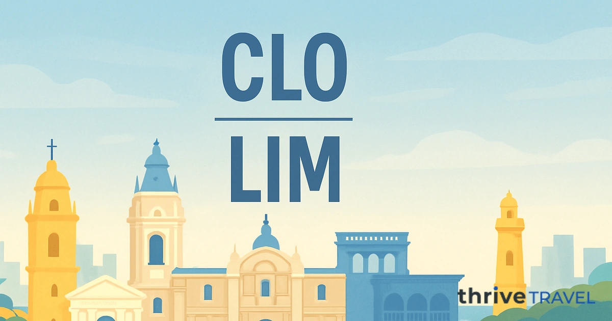 Cali to Lima