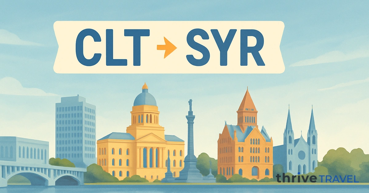Charlotte to Syracuse