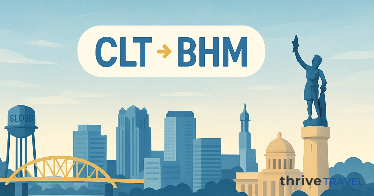 Charlotte to Birmingham