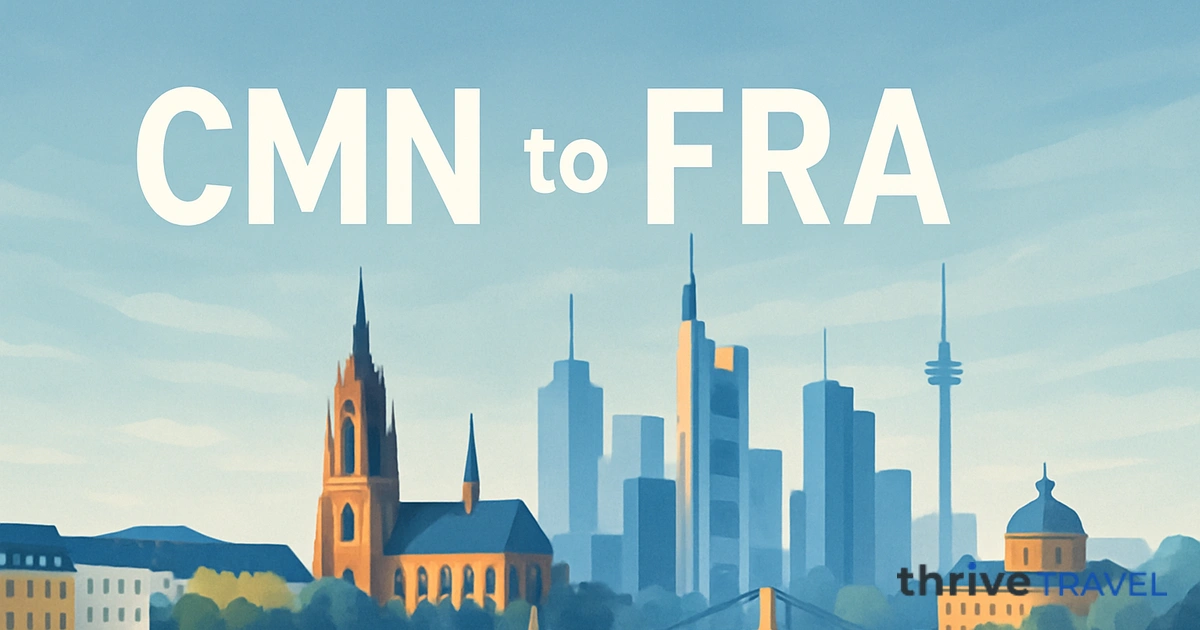 Casablanca to Frankfurt