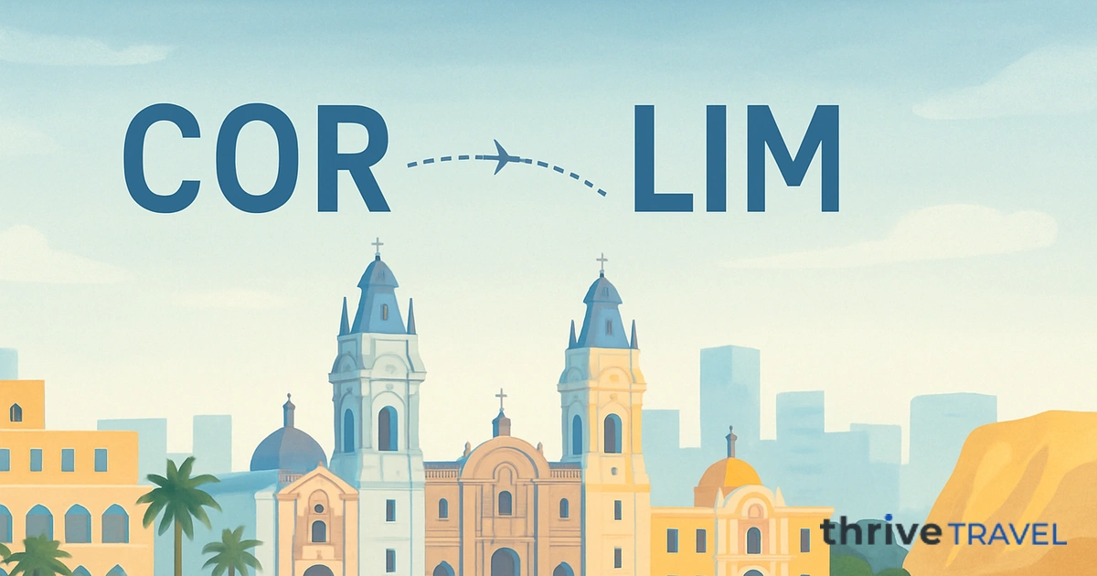Córdoba to Lima
