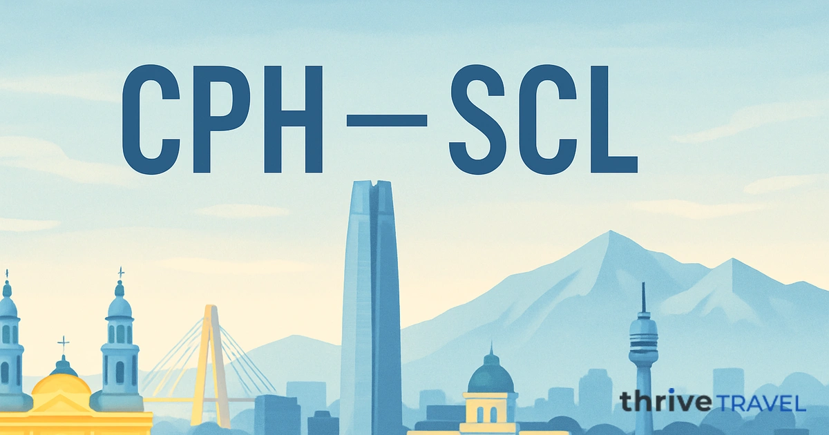 Copenhagen to Santiago