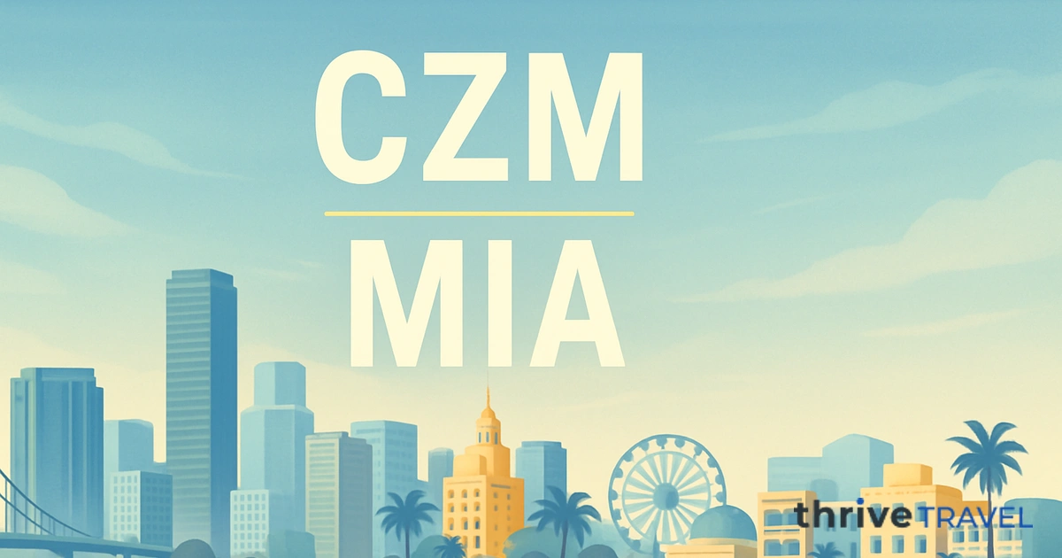 Cozumel to Miami