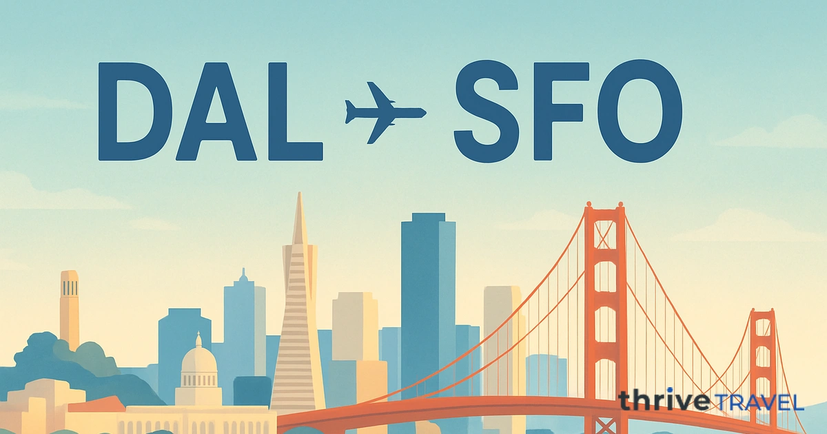 Dallas to San Francisco