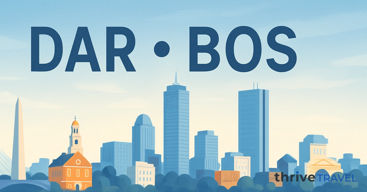 Dar es Salaam to Boston