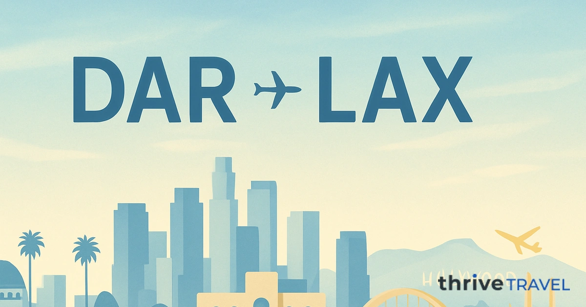 Dar es Salaam to Los Angeles