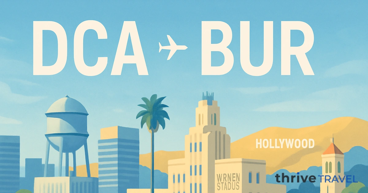 Washington to Burbank