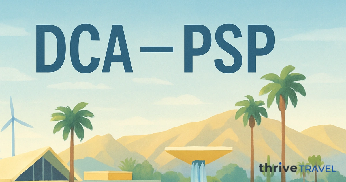Washington to Palm Springs
