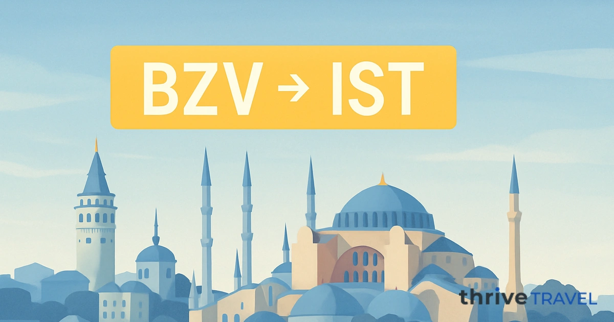 Brazzaville to Istanbul