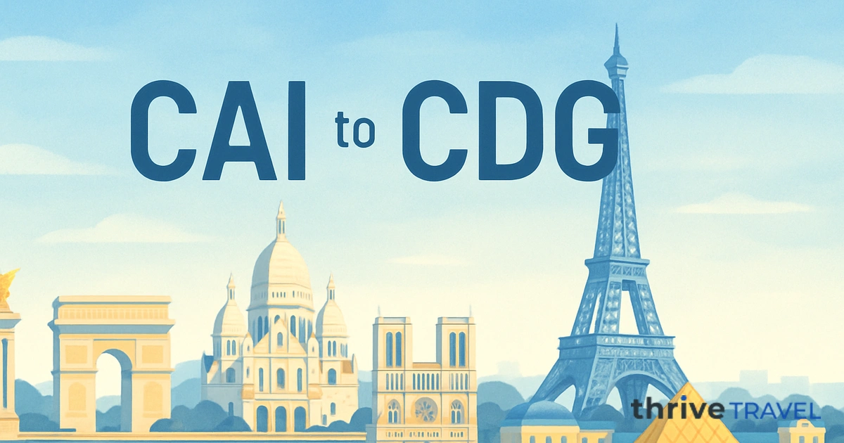 Cairo to Paris