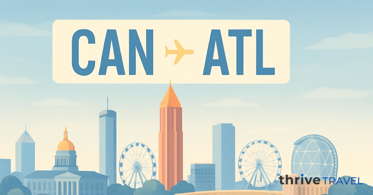 Guangzhou to Atlanta
