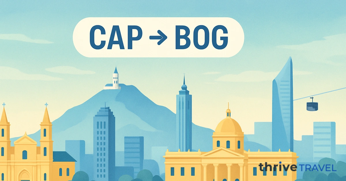 Cap-Haitien to Bogota
