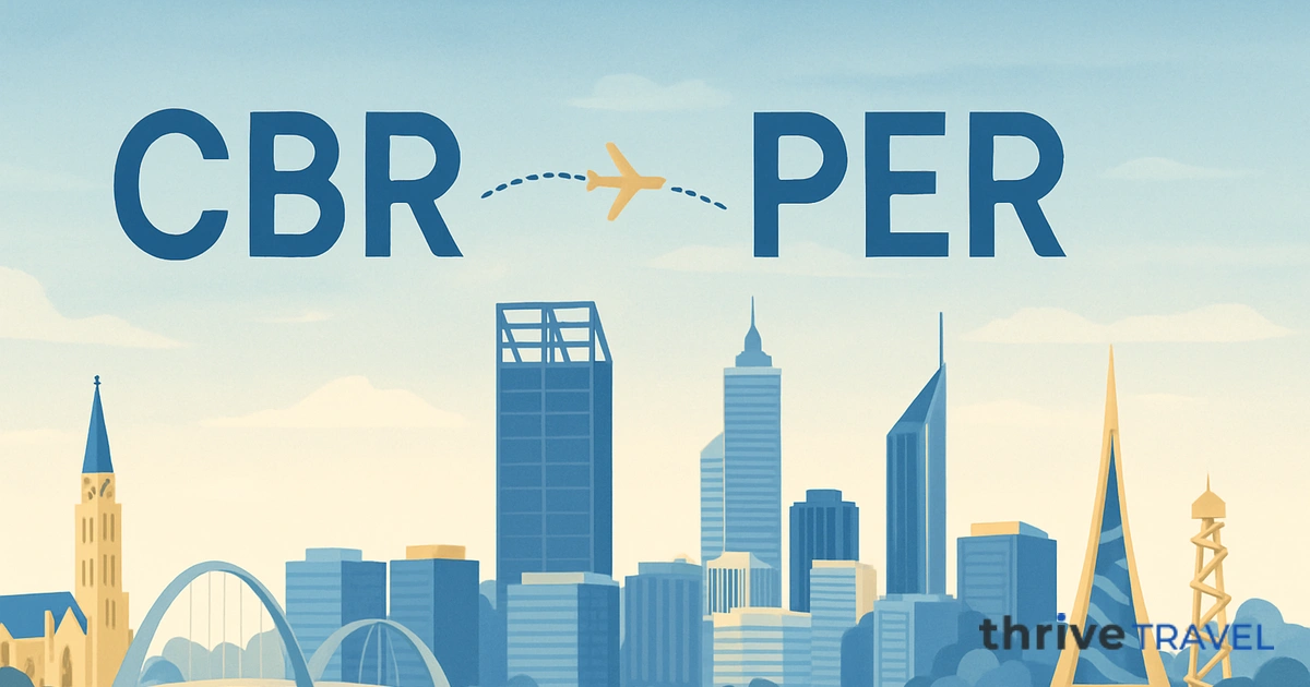 Canberra to Perth
