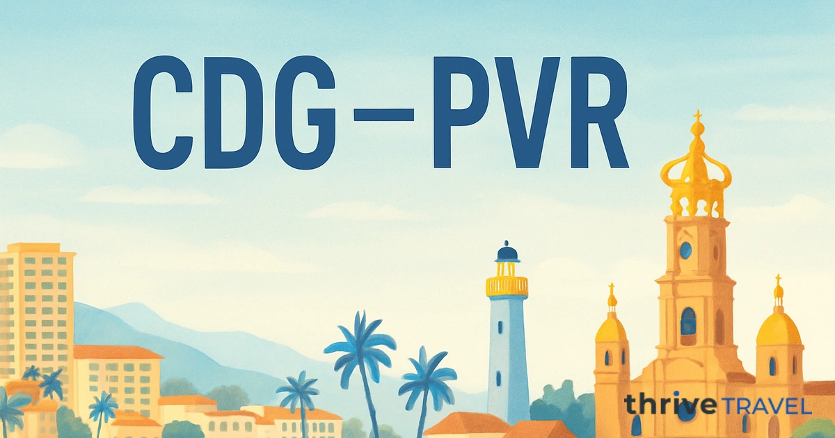 Paris to Puerto Vallarta