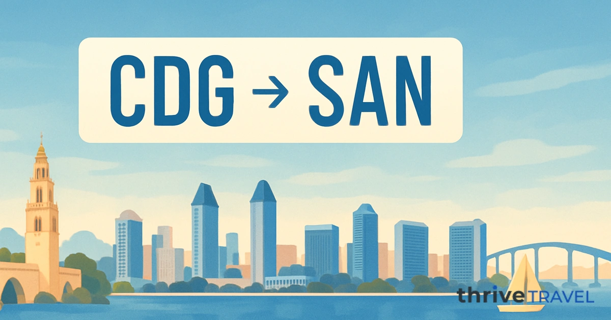 Paris to San Diego