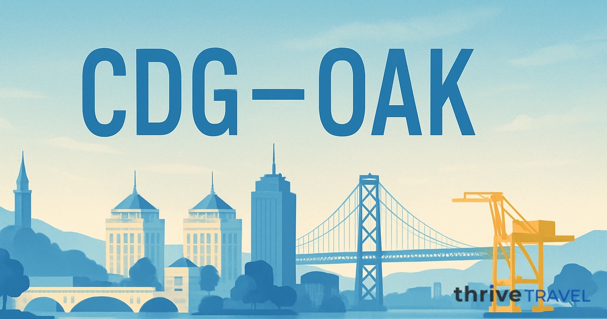 Paris to Oakland