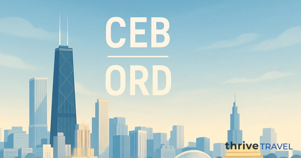 Cebu to Chicago