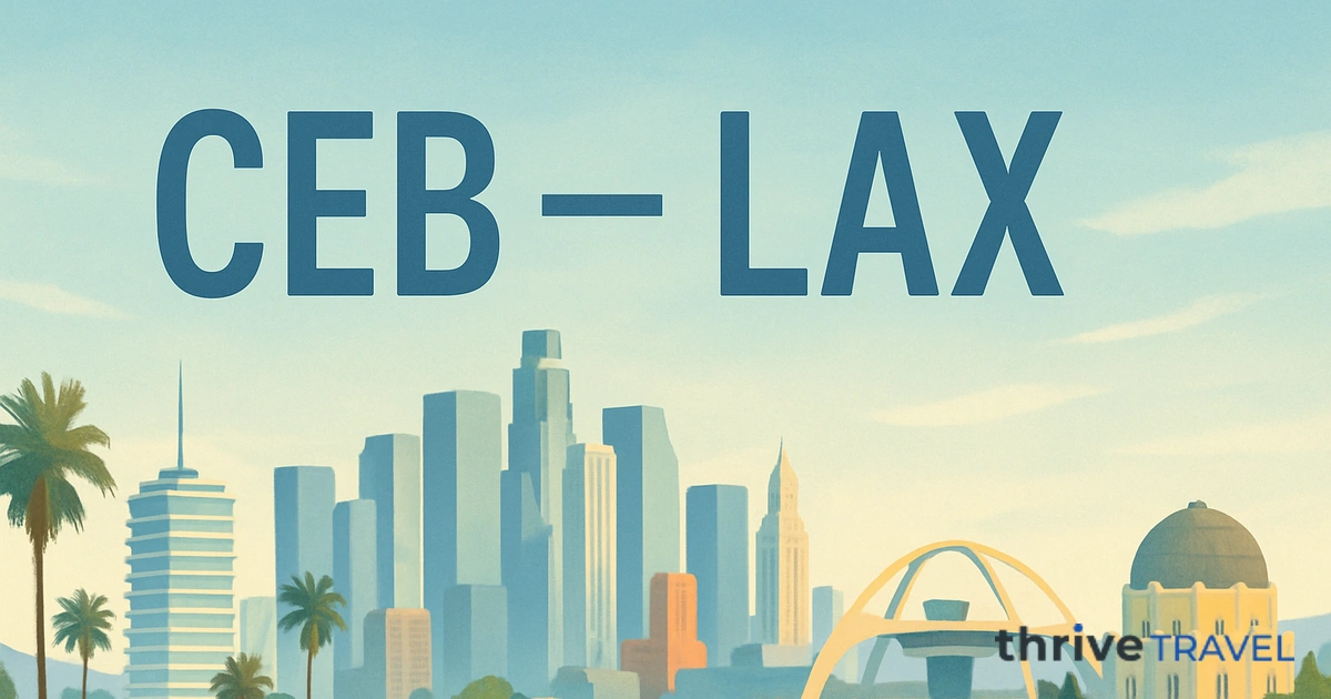 Cebu to Los Angeles