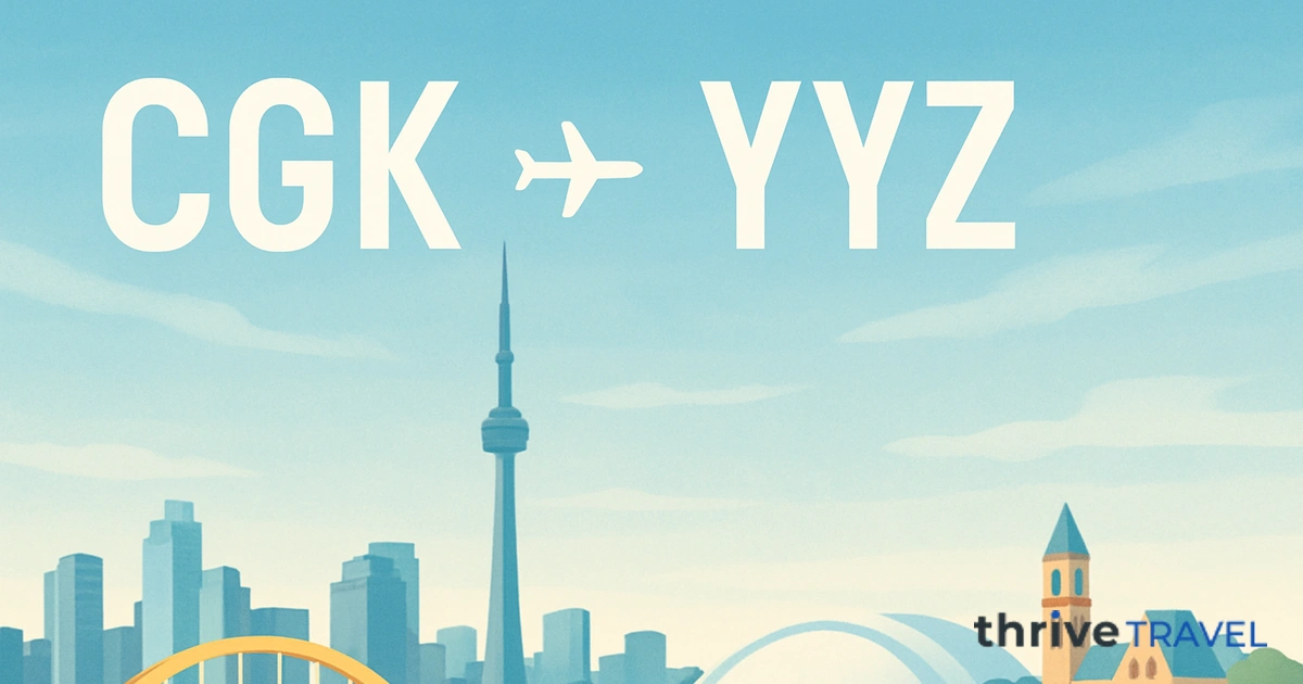 Jakarta to Toronto
