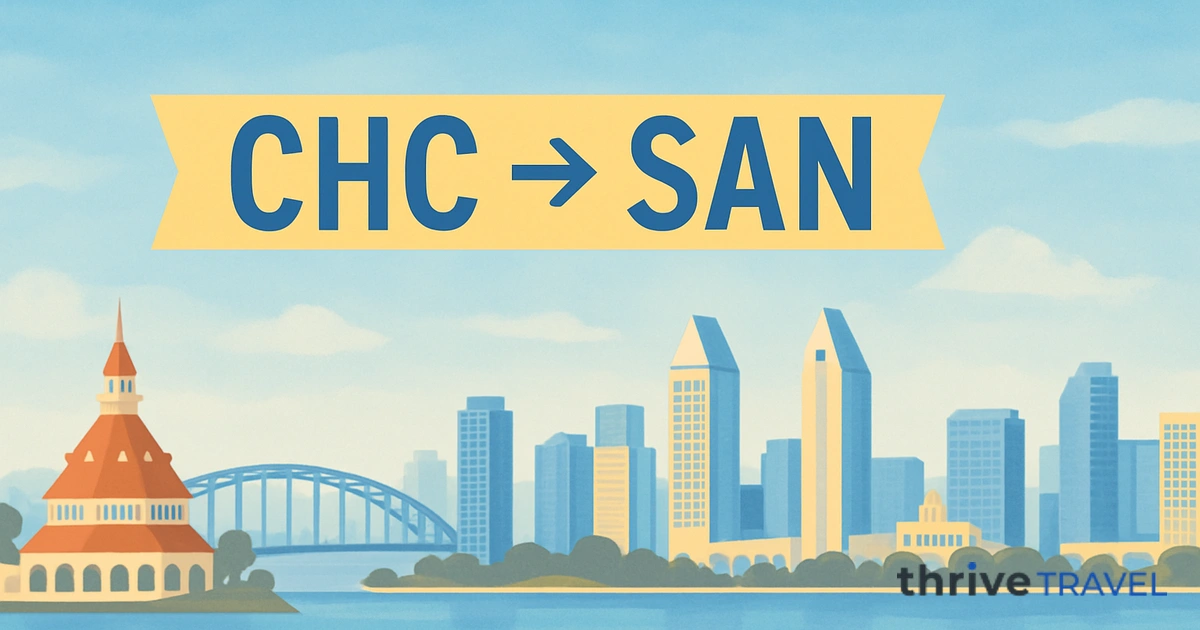 Christchurch to San Diego