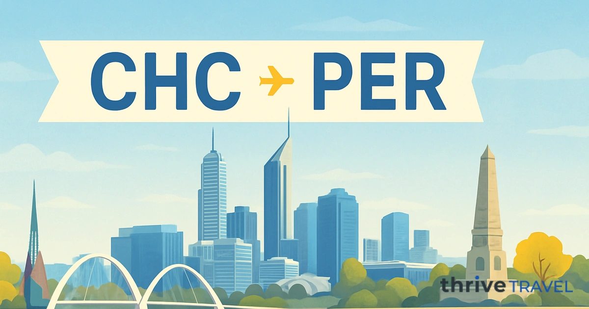 Christchurch to Perth