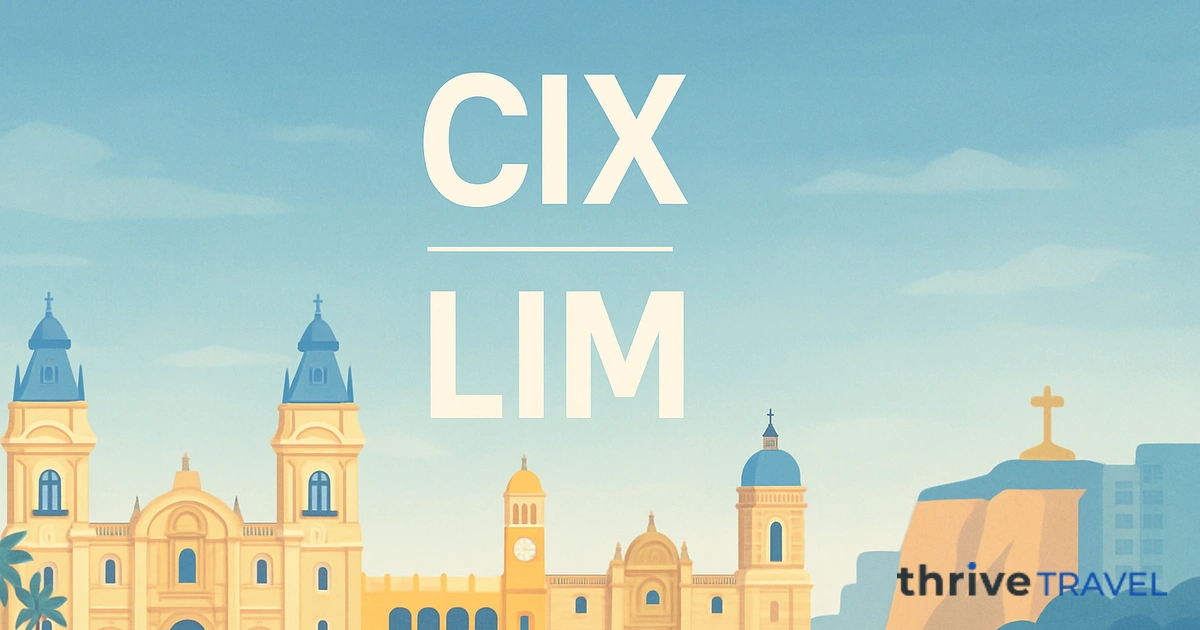 Chiclayo to Lima